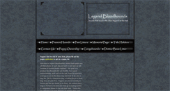 Desktop Screenshot of legendbloodhounds.com